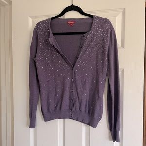 Merona purple cardigan